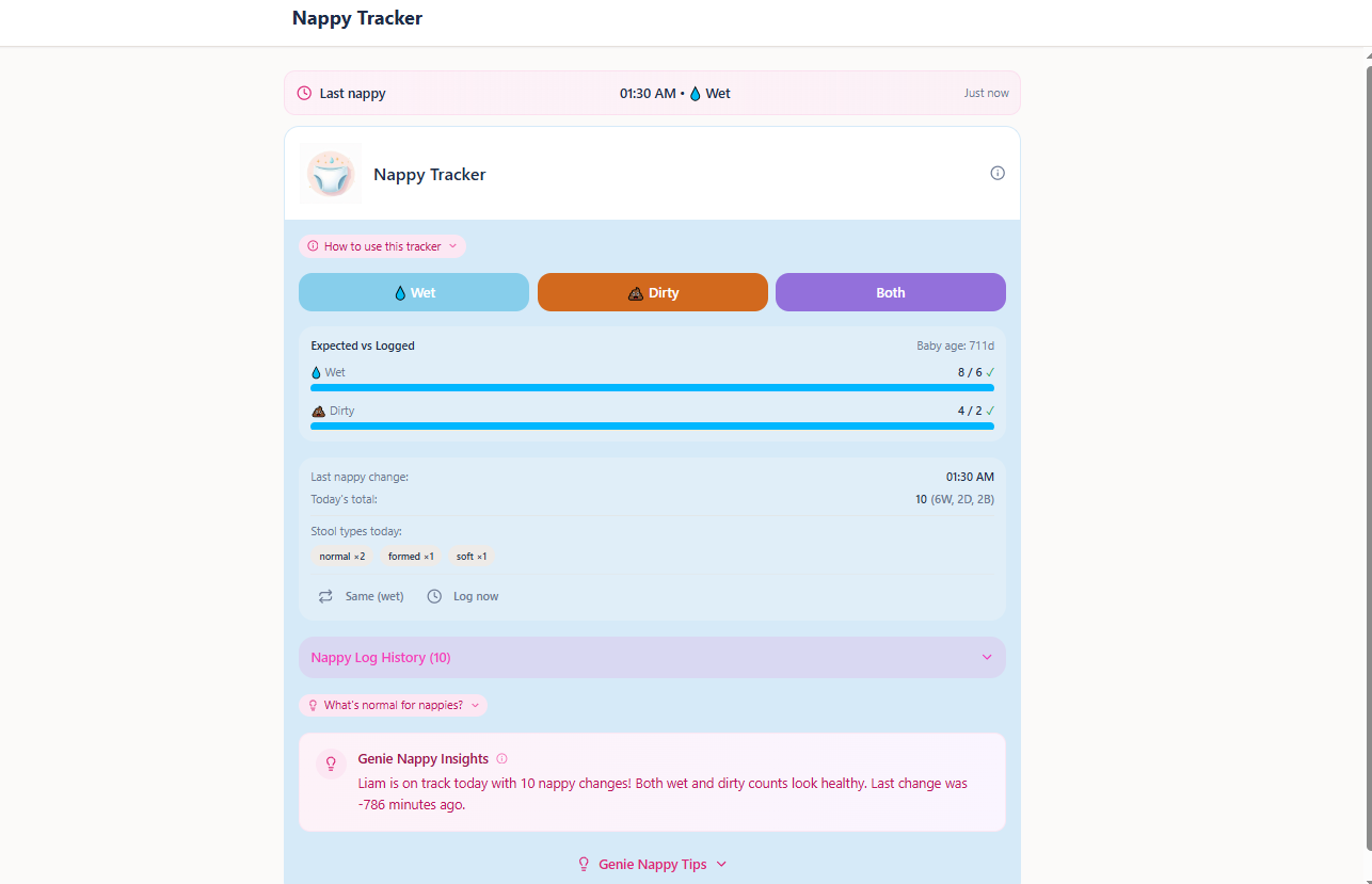 Baby Tracker App Australia – Baby Sleep, Feeding & Growth Tracker | Genie